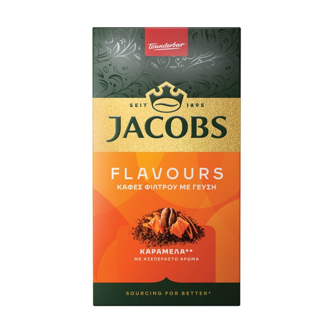 Jacobs Flavours Καφές Φίλτρου Καραμέλα 250gr