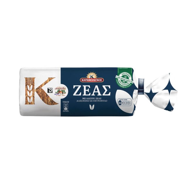 Καραμολέγκος Ψωμί Τοστ Με Αλεύρι Ζέας Σε Πετρόμυλο 500g