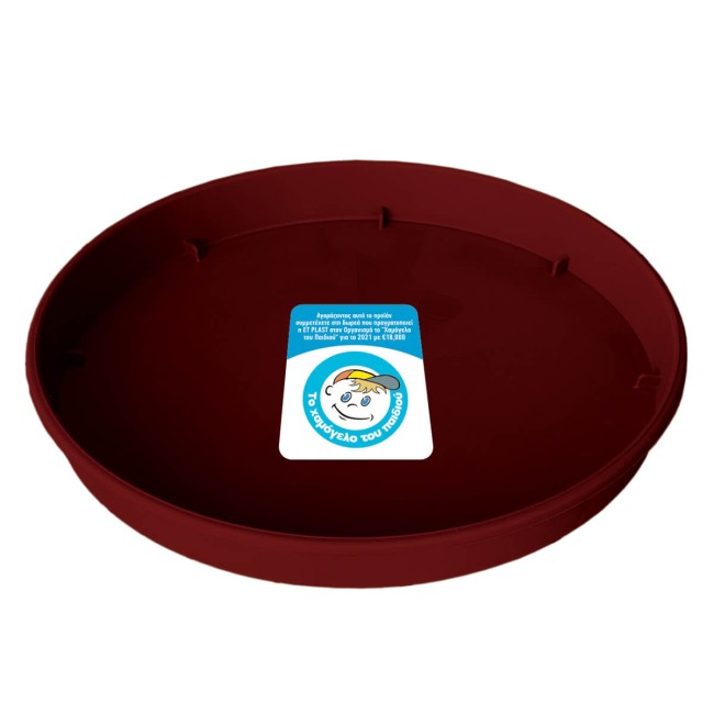 Αναίς Πιάτο Γλάστρας Καμέλια Μπορντώ Δ16Υ2