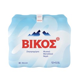 Βίκος Φυσικό Μεταλλικό Νερό 12x500ml