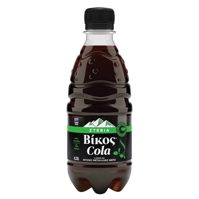 Βίκος Cola Αναψυκτικό Με Στέβια 330ml
