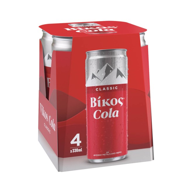 Βίκος Αναψυκτικό Cola 4x330ml