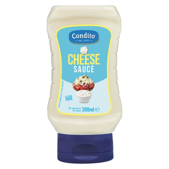 Condito Cheese Sauce Χωρίς Γλουτένη 300ml