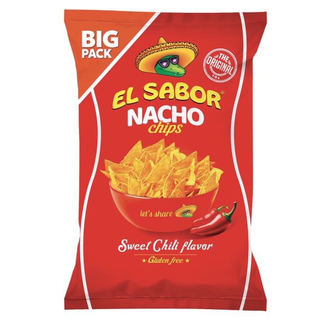 El Sabor Nacho Chips Με Chili 180gr