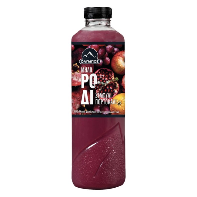 Όλυμπος Φυσικός Χυμός Ρόδι - Μήλο - Σταφύλι - Πορτοκάλι 1lt