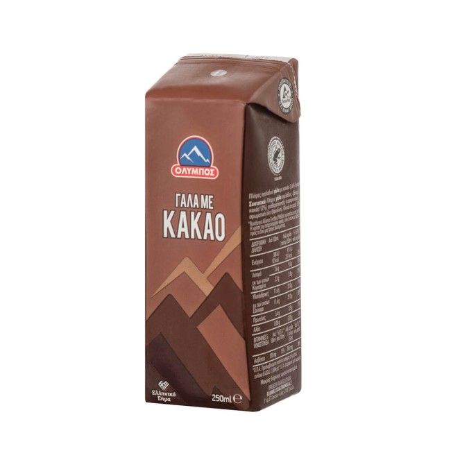 Όλυμπος Σοκολατούχο Γάλα 3,6% Λιπαρά 250ml