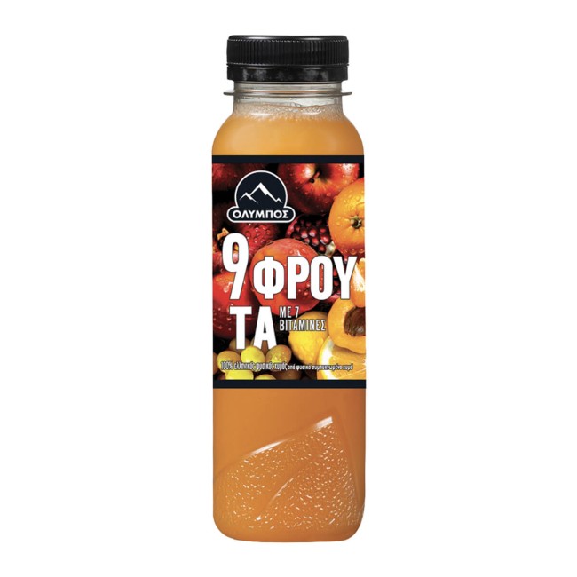 Όλυμπος Φυσικός Χυμός 9 φρούτα 250ml Όλυμπος Φυσικός Χυμός 9 φρούτα 250ml