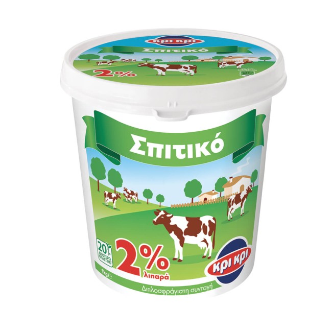 Κρι Κρι Σπιτικό Επιδόρπιο Γιαουρτιού 2% 1kg