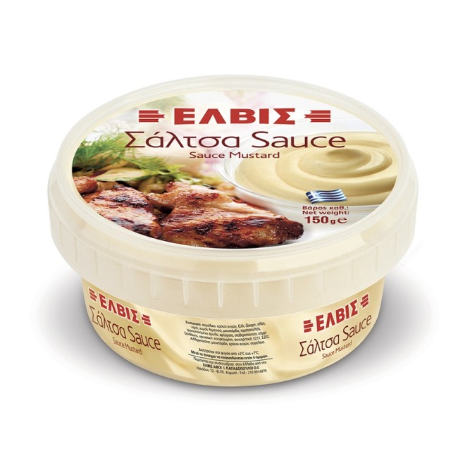 Έλβις Έτοιμη Σάλτσα Μουστάρδας 150gr Έλβις Έτοιμη Σάλτσα Μουστάρδας 150gr