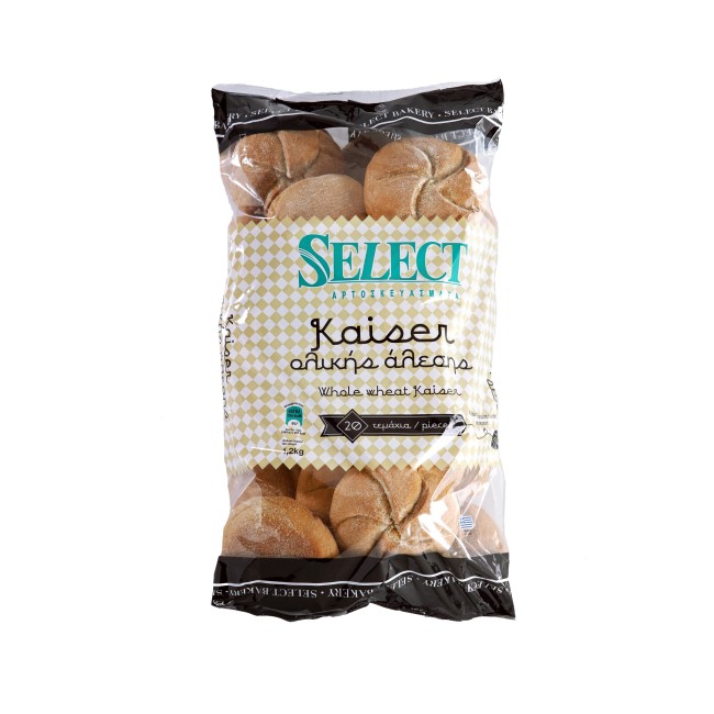 Select Kaiser Ψωμάκι Ολικής 20τμχ