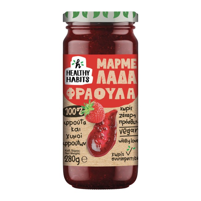 Healthy Habits Μαρμελάδα Φράουλα 280g