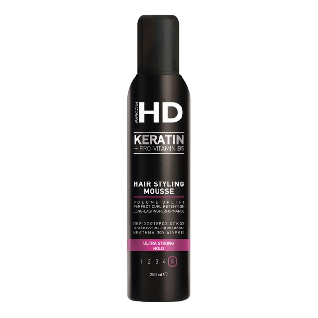 HD Αφρός Μαλλιών Για Όγκο Ultra Strong 250ml