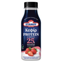Στάμου Κεφίρ High Protein Φράουλα 330ml