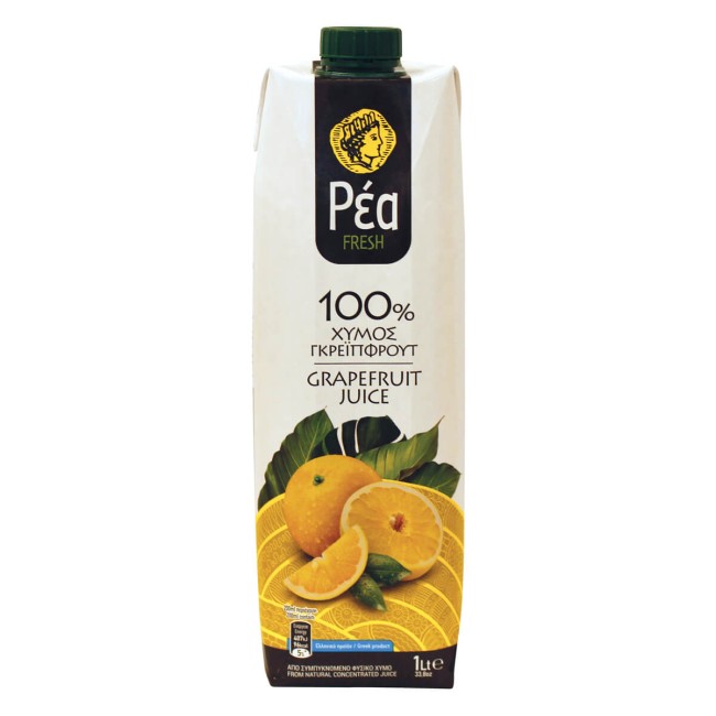 Ρέα Fresh 100% Φυσικός Χυμός Γκρέιπφρουτ 1L