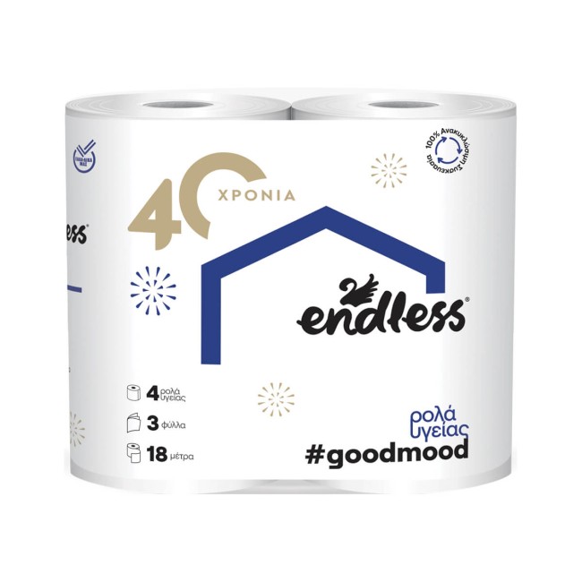 Endless Goodmood Χαρτί Υγείας 3 φύλλα 4x85gr