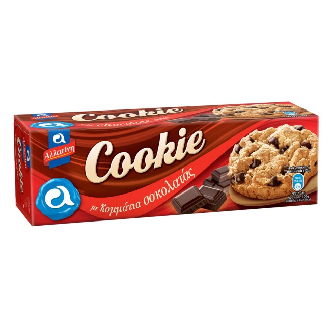 Αλλατίνη Cookie Chocolate Μπισκότα 175gr
