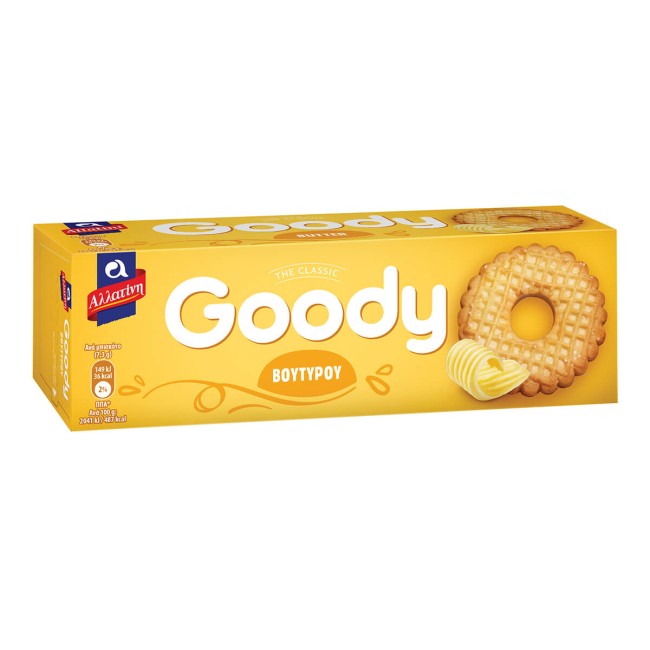 Αλλατίνη Goody Μπισκότα Βουτύρου 175gr