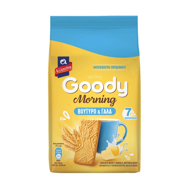 Αλλατίνη Goody Μπισκότα Βούτυρο & Γάλα 160gr