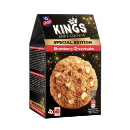 Αλλατίνη Soft Kings Μπισκότα Cheesecake Φράουλα 160g Αλλατίνη Soft Kings Μπισκότα Cheesecake Φράουλα 160g