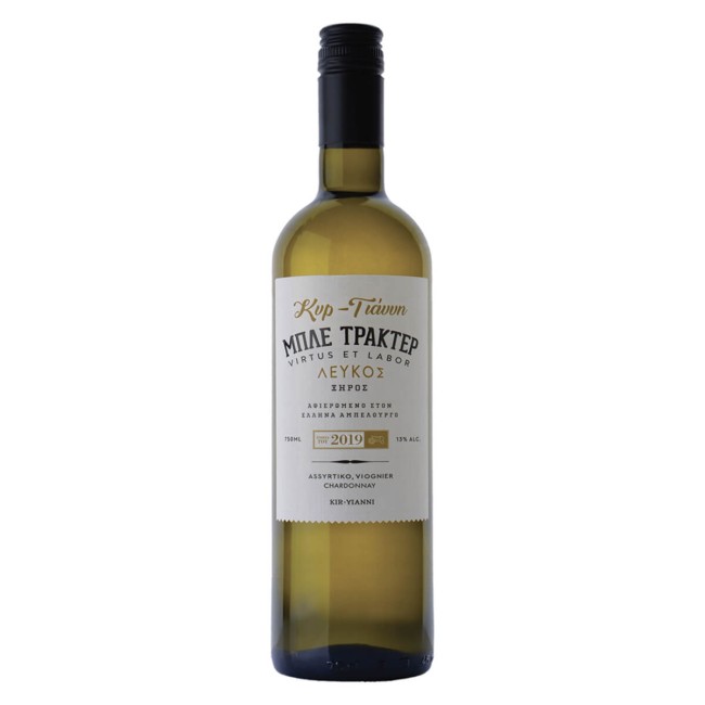 Μπλέ Τρακτέρ Λευκός Οίνος 750ml Μπλέ Τρακτέρ Λευκός Οίνος 750ml
