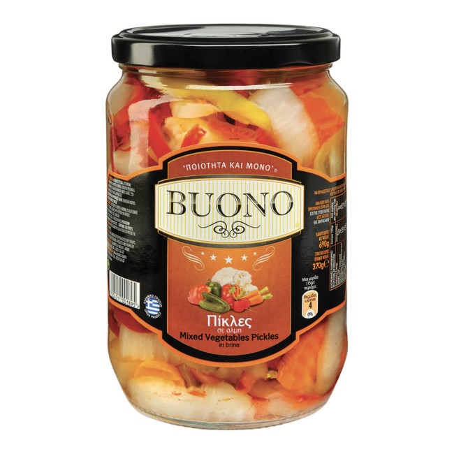 Buono Πίκλες Τουρσί σε Βάζο 370g