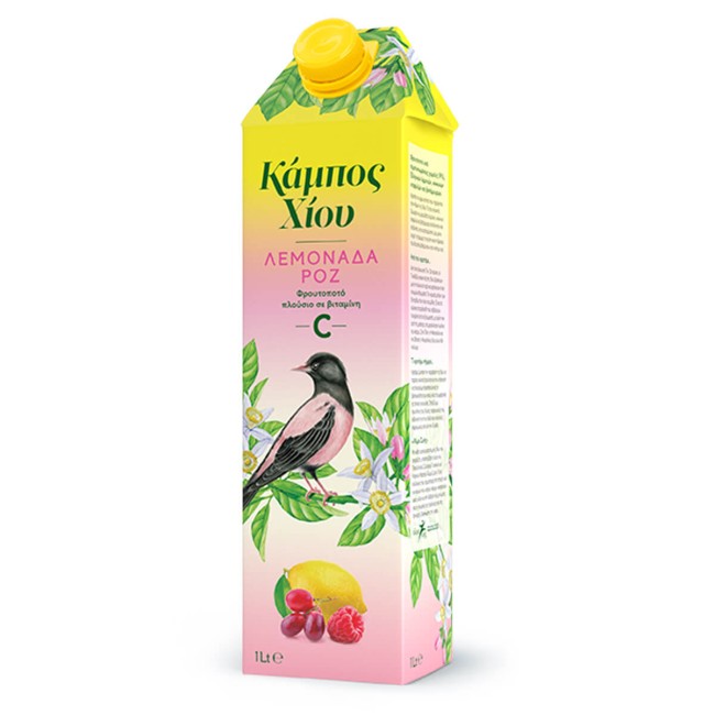 Κάμπος Χίου Φρουτοποτό Λεμονάδα Ροζ 1lt