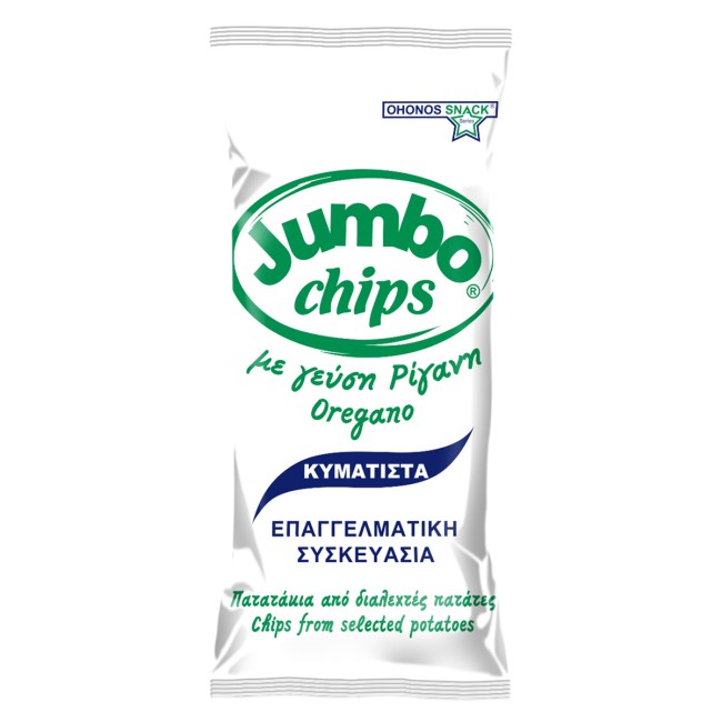 Jumbo Πατατάκια Με Ρίγανη Κυματιστά 280g