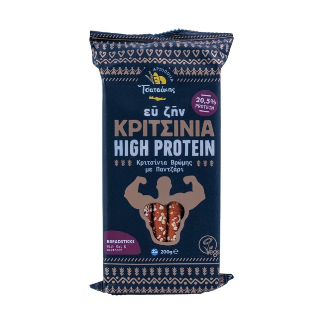 Τσατσάκης Ευ Ζην Κριτσίνια High Protein Με Παντζάρι 200gr