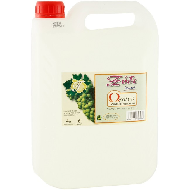 Ωμέγα Ξύδι από Λευκό Κρασί 6 βαθμοι 4lt