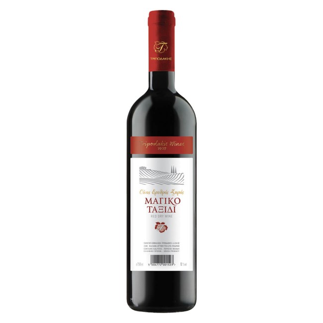 Τριποδάκη Μαγικό Ταξίδι Ερυθρός Ξηρός Οίνος 750ml