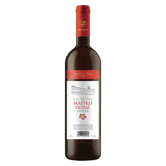 Τριποδάκη Μαγικό Ταξίδι Ροζέ Ξηρός Οίνος 750ml