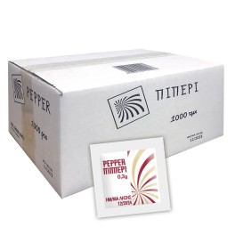 Πιπέρι Μαύρο Φακελάκι 0,3gr x 1000 τμχ