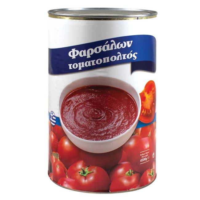 Φάρσαλων Τοματοπολτός Διπλής Συμπίκνωσης 28-30% 4,5Kg