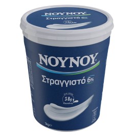 ΝΟΥΝΟΥ Γιαούρτι Στραγγιστό 5% 1Kg