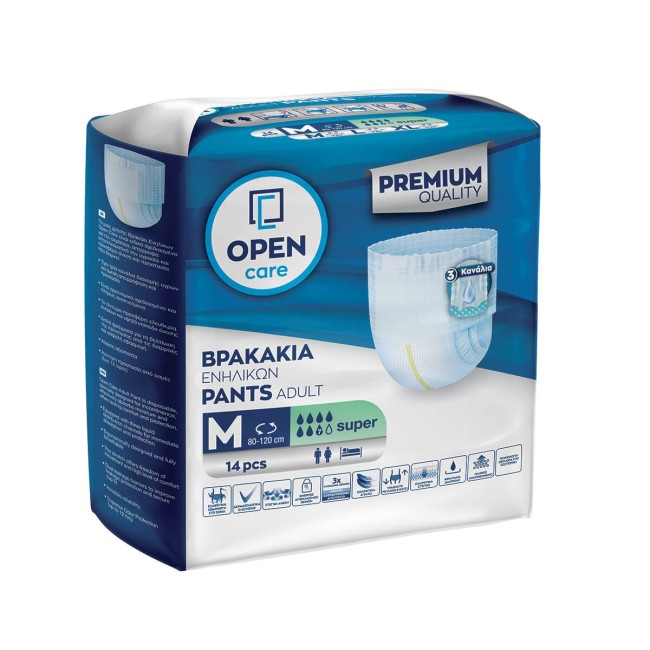 Open Care Βρακάκι Ενηλίκων Medium 14τμχ