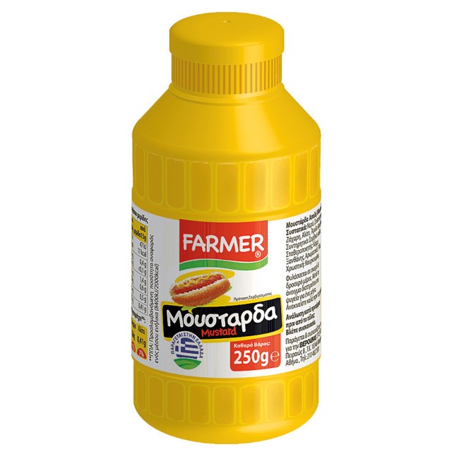 Farmer Μουστάρδα Απαλή 250gr Farmer Μουστάρδα Απαλή 250gr