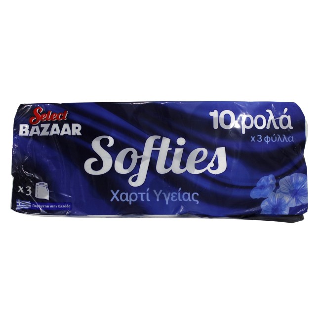 Bazaar Softies Χαρτί Υγείας 10x112gr