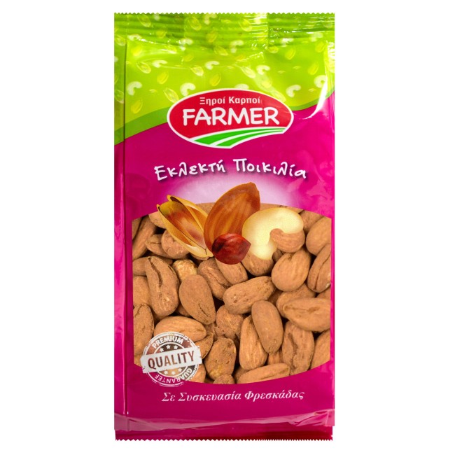 Farmer Αμύγδαλο Φυρανιά Ψημένο Αλατισμένο 200gr Farmer Αμύγδαλο Φυρανιά Ψημένο Αλατισμένο 200gr