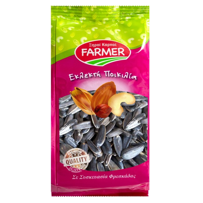 Farmer Ηλιόσπορος Ανάλατος Ψημένος 100gr
