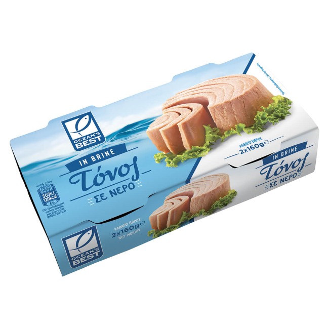 Ocean's Best Τόνος Σε Νερό 2x112gr