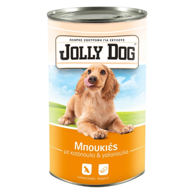 Jolly Dog Τροφή Σκύλου Κοτόπουλο Γαλοπούλα 1250g