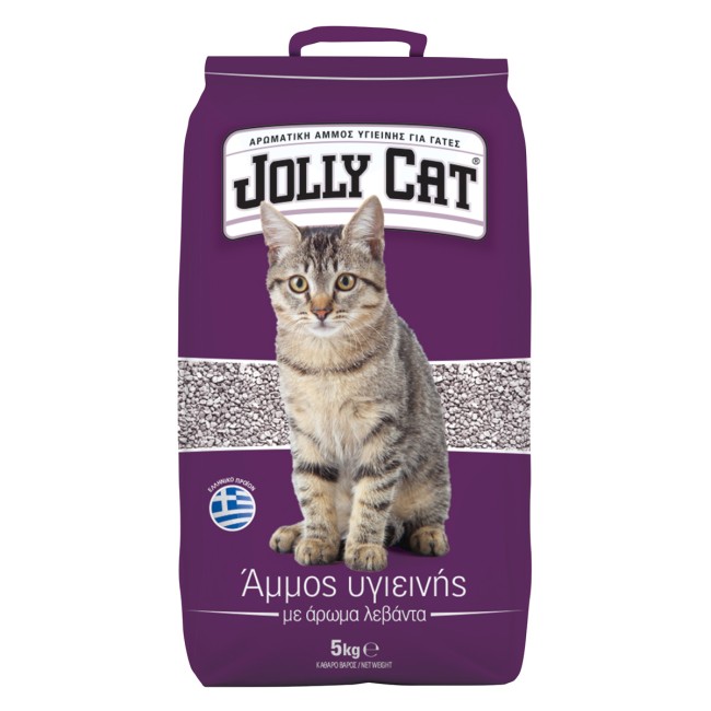 Jolly Cat Άμμος Υγιεινής για Γάτες Άρωμα Λεβάντα 5kg