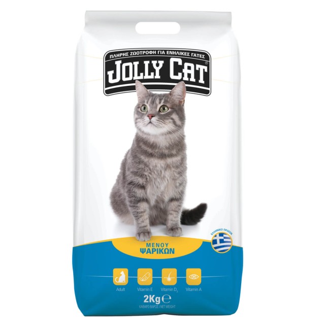 Jolly Cat Ξηρά Τροφή Γάτας Πολύχρωμη Ψάρι 2Kg