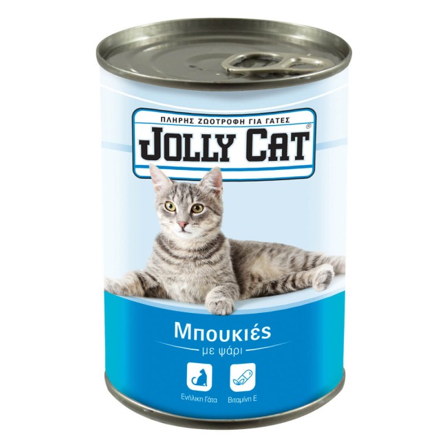 Jolly Cat Τροφή Γάτας Ψάρι 405g