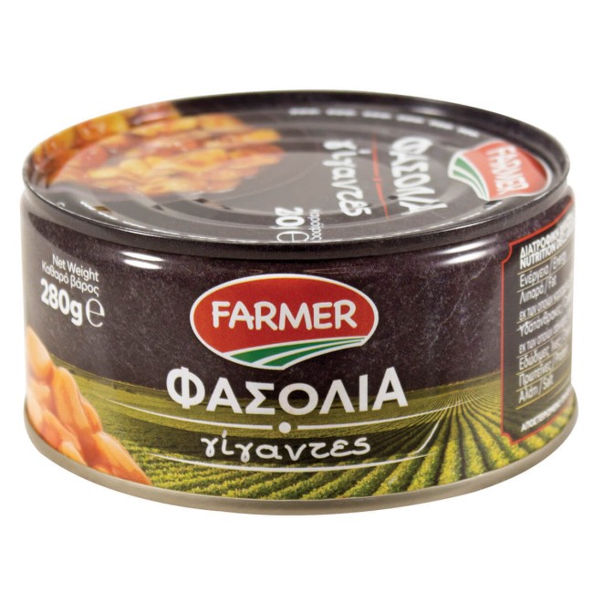 Farmer Φασόλια Γίγαντες με Σάλτσα 280gr Farmer Φασόλια Γίγαντες με Σάλτσα 280gr