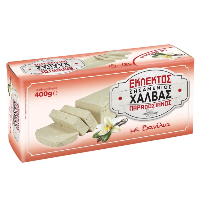 Παραδοσιακός Εκλεκτός Χαλβάς Βανίλια 400gr
