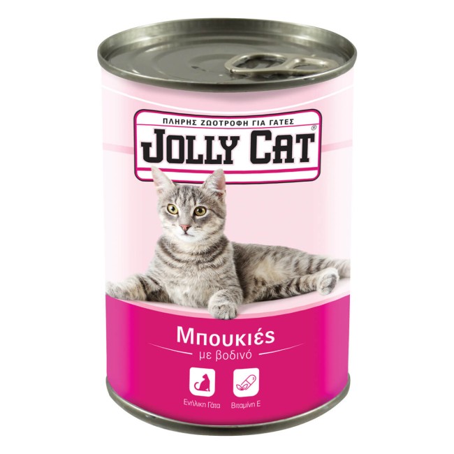 Jolly Cat Τροφή Γάτας Βοδινό 405g Jolly Cat Τροφή Γάτας Βοδινό 405g