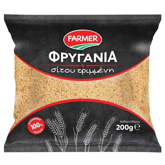 Farmer Φρυγανιά Τριμμένη Σίτου 200gr