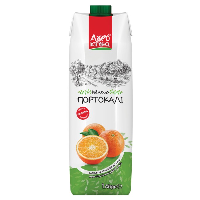Αγρόκτημα Νέκταρ Πορτοκάλι 1L