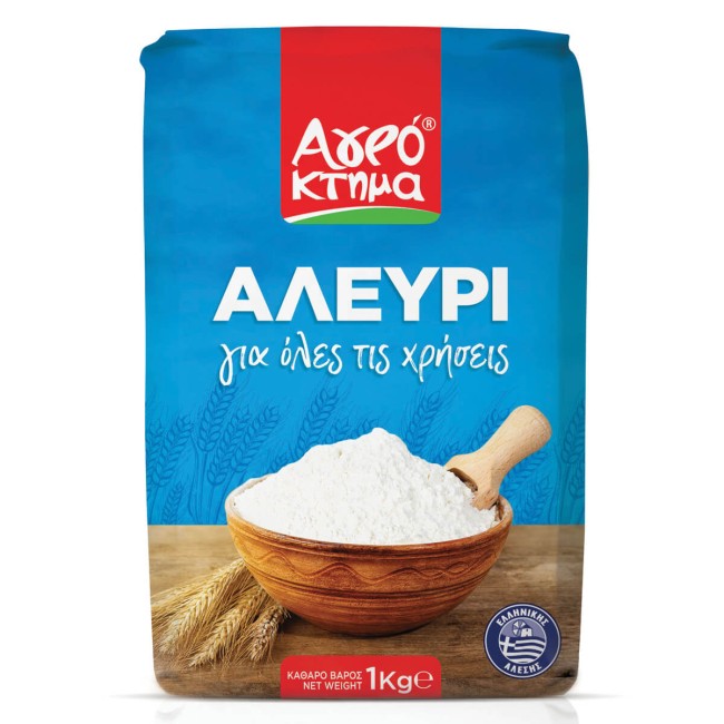 Αγρόκτημα Αλεύρι Για Όλες Τις Χρήσεις Τ70% 1kg